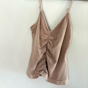 BDG Ruched Tan Camisole Top